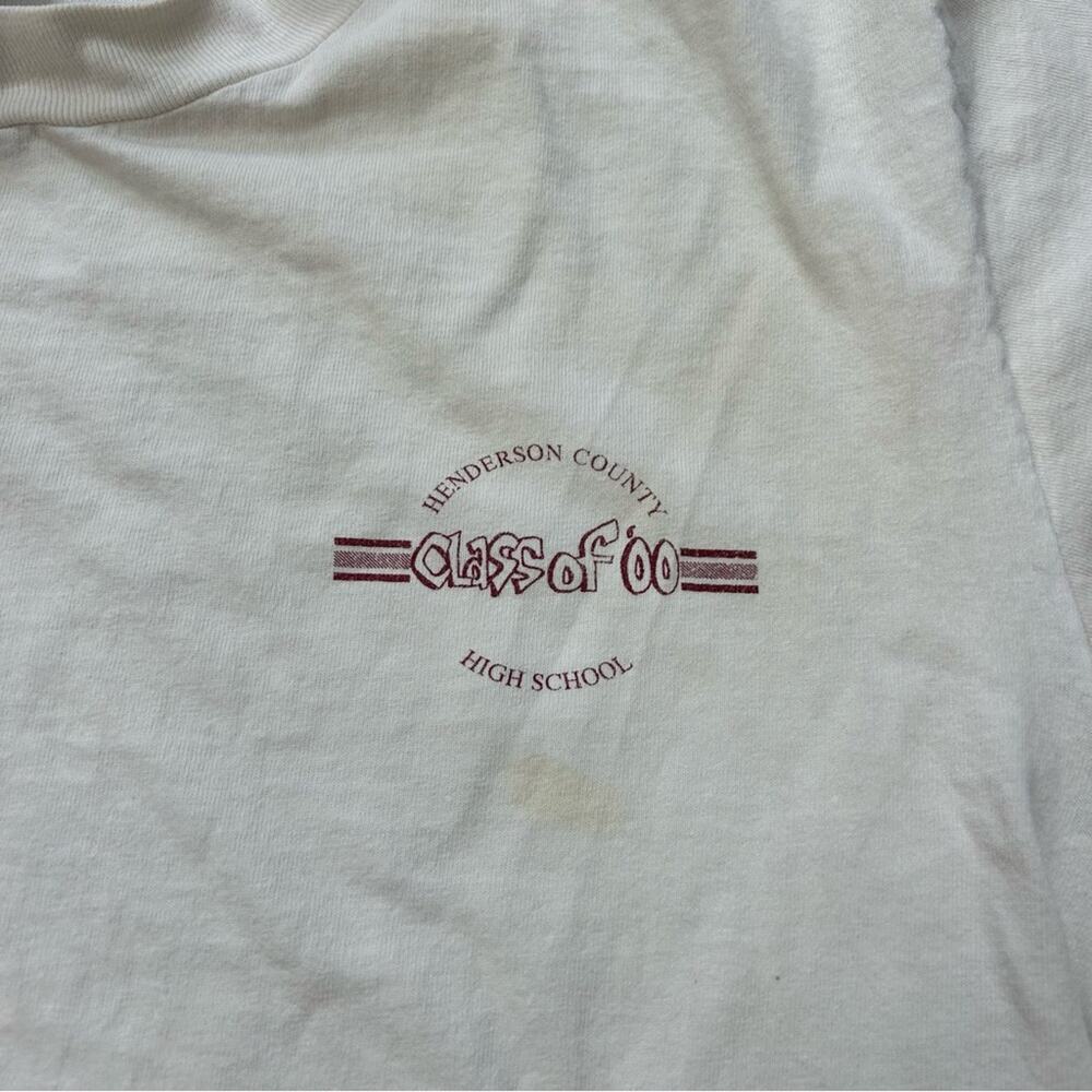 Vintage 2000 Henderson Co Colonials KY High School Graduation Class Names Tshirt - Picture 3 of 6